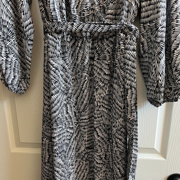 A New Day Women's Maxi Dress - Black/Cream Size XXL - Picture 7 of 11